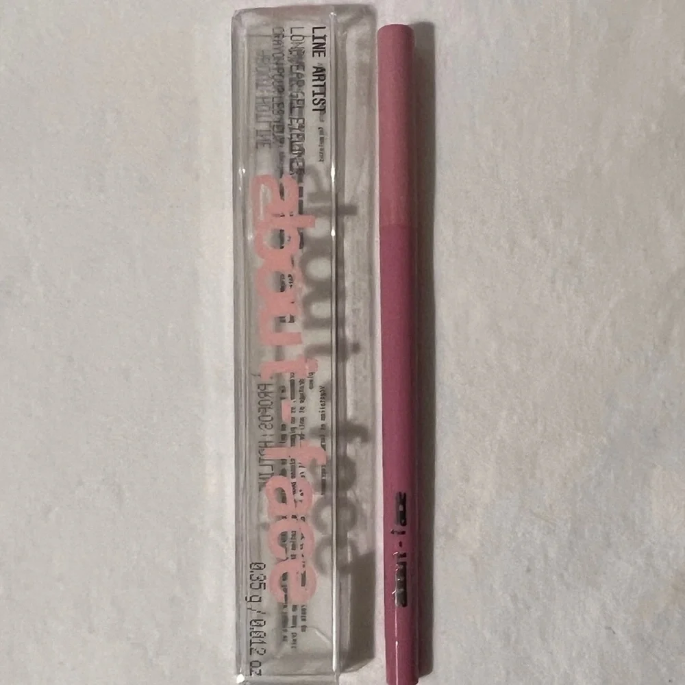 🖍️NIB🖍️ ABOUT FACE Artist Gel Eyeliner in Leave Me Breathless~Matte Baby Pink